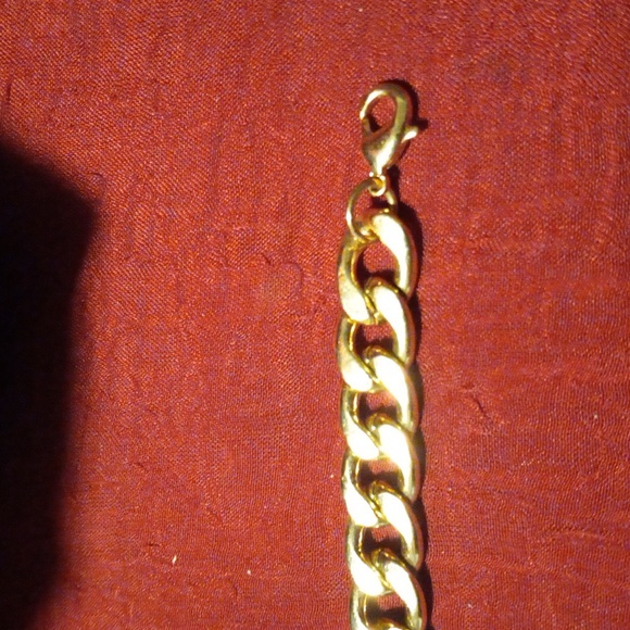 Gold tone crystal encrusted bracelet by Claire's - Picture 4 of 4